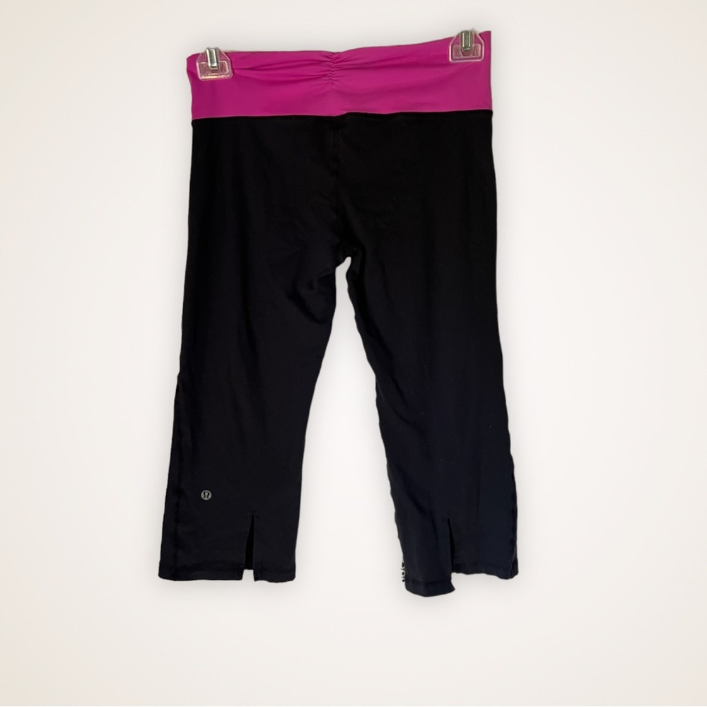 Lululemon Capri Pink and Black